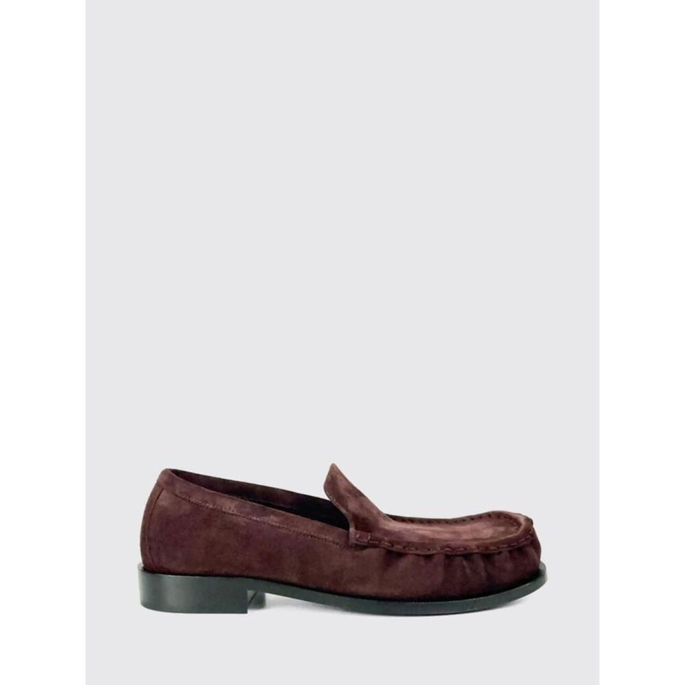 Suede Loafers Dries Van Noten With Round Toe And Leather Sole